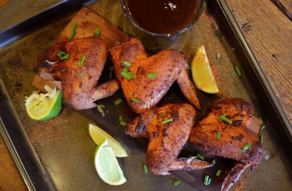 Grilled Chicken Wings with Dry Rub