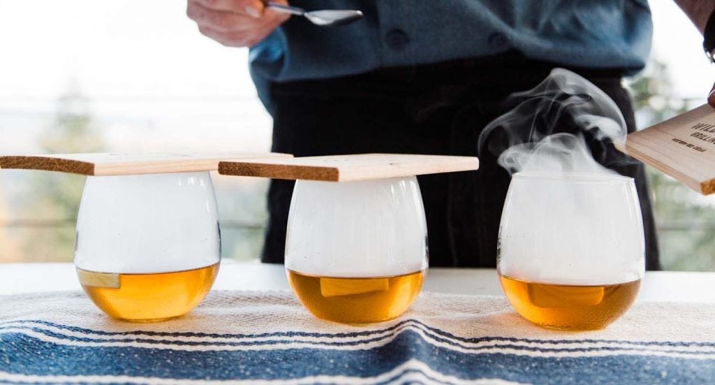 Smoked Buttered Rum Cocktail