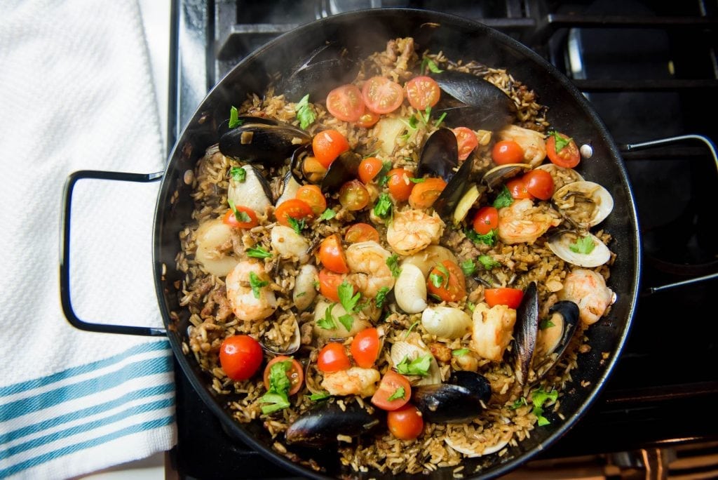 Northwest Seafood Paella