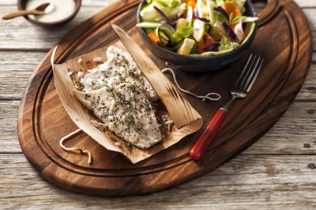 Cedar Wrapped Rainbow Trout