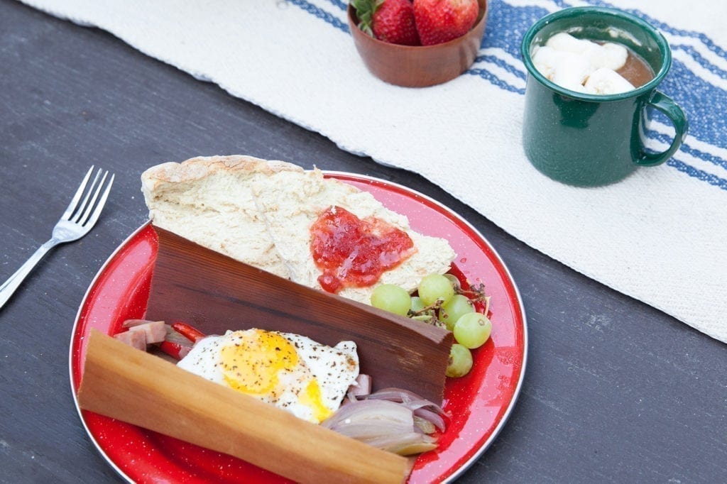 Spicy Cedar Breakfast Wraps with Skillet Soda Bread