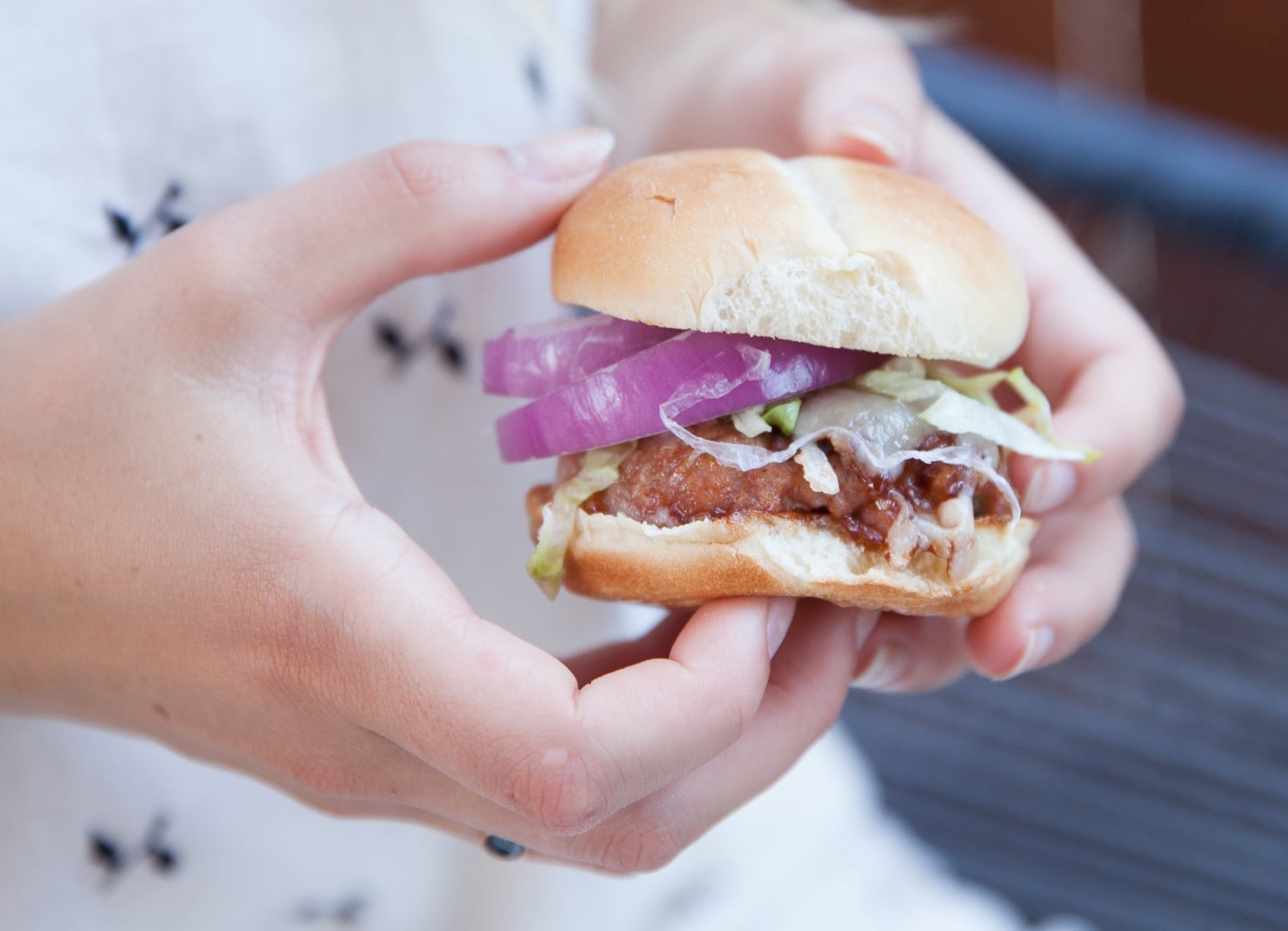 Red Oak Planked Turkey Burger Sliders