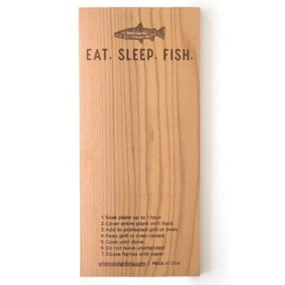 Eat. Sleep. Fish. Grilling Planks (5x11): 2-Pack