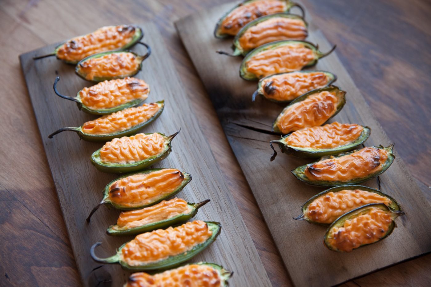 Oak Smoked Pimento Cheese Poppers