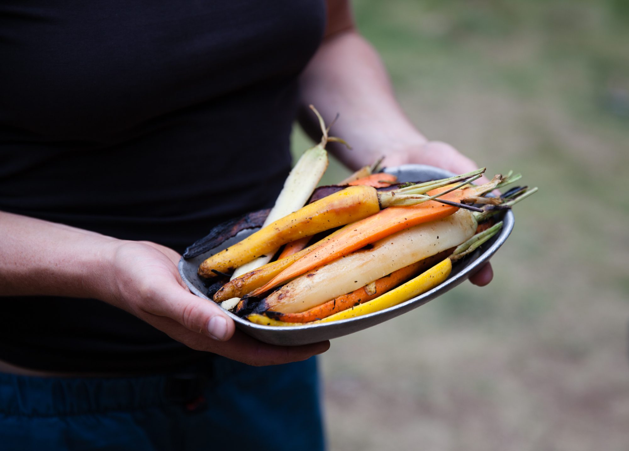 Cedar Wrapped Carrots