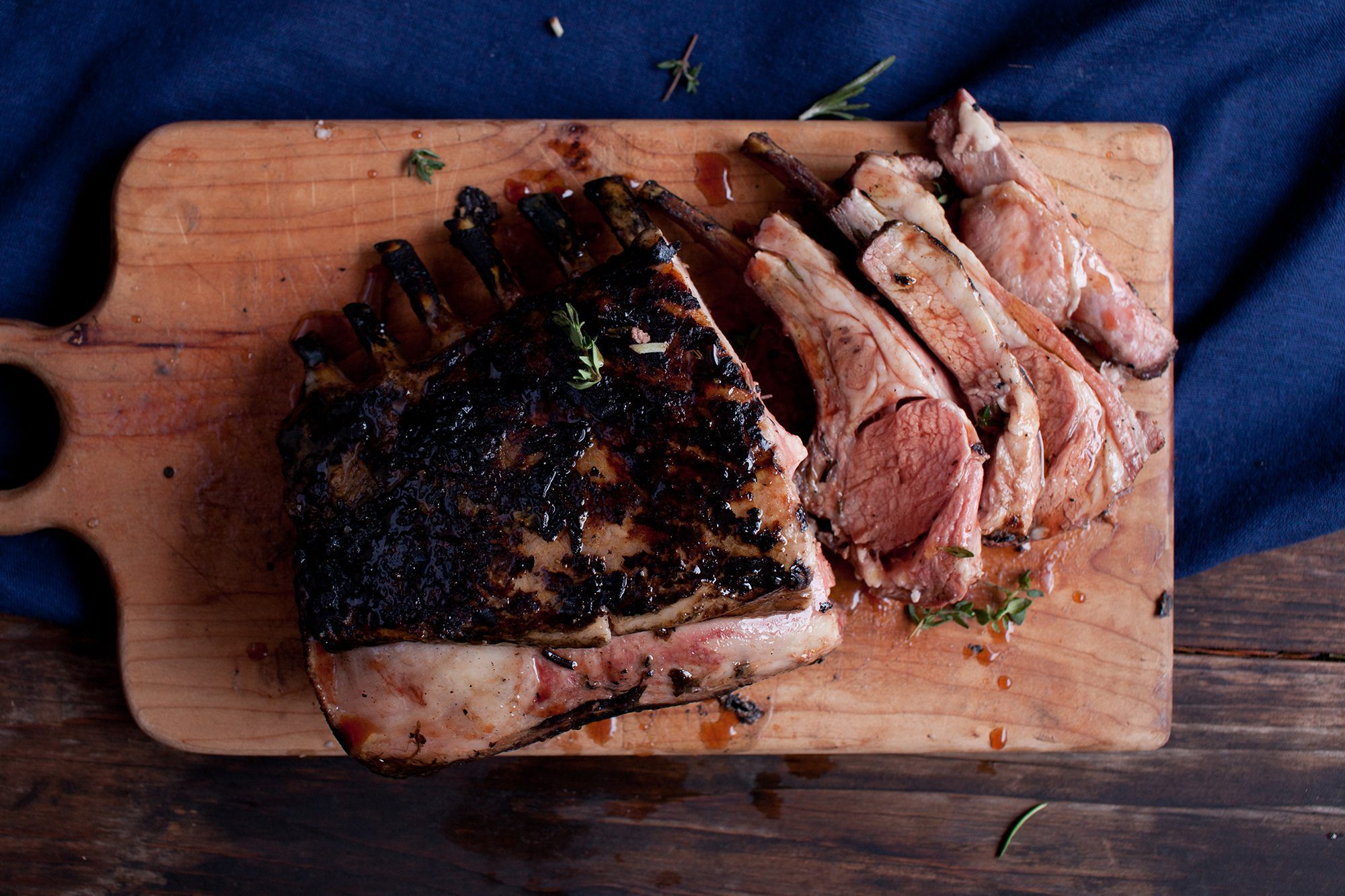 Smoked Rack of Lamb