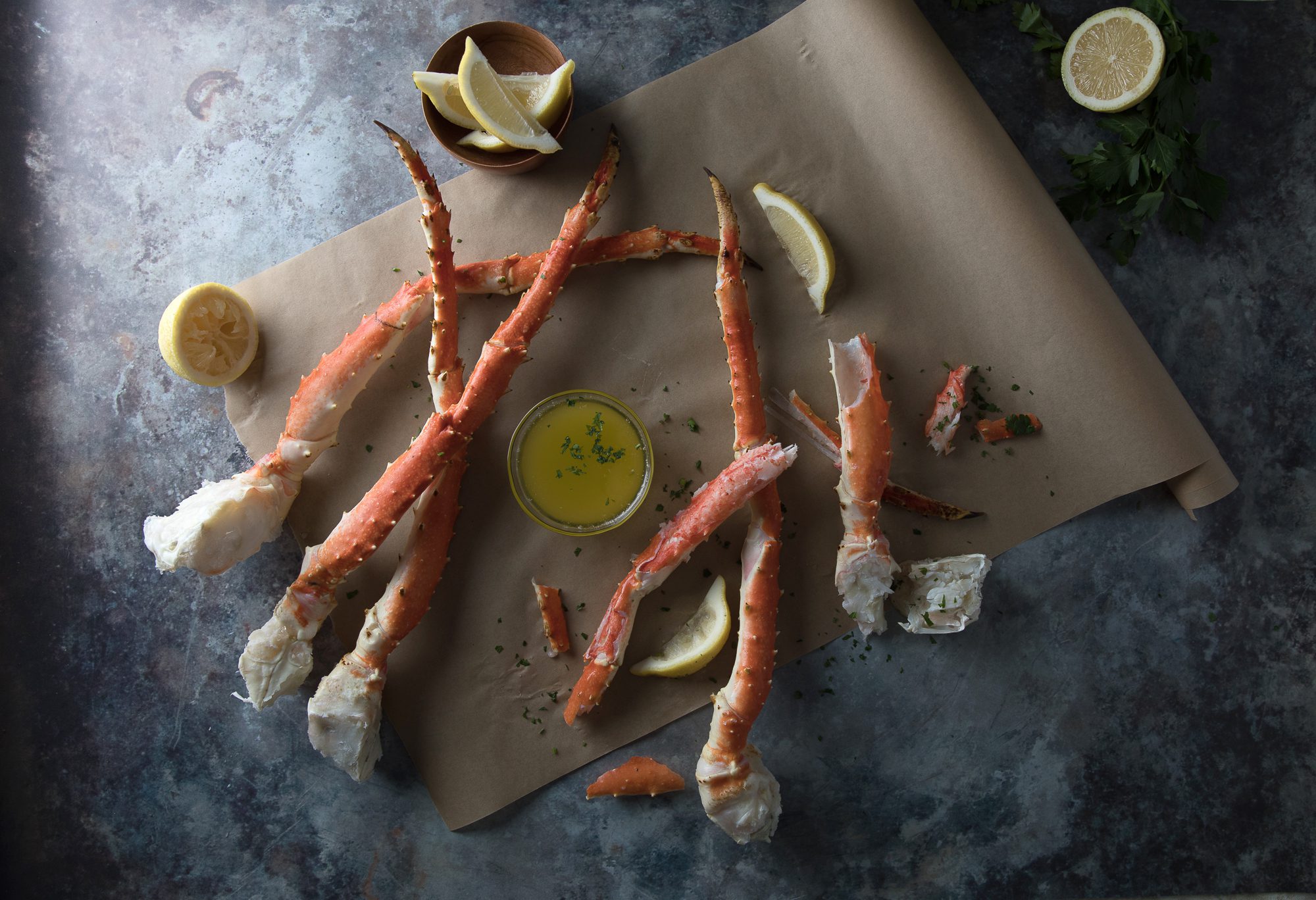smoked king crab