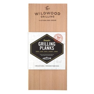 Grilling Planks Sampler Pack: 5 Flavors (Medium)